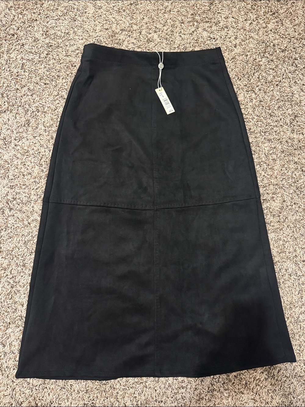 Max Studio Black Maxi A-Line Skirt